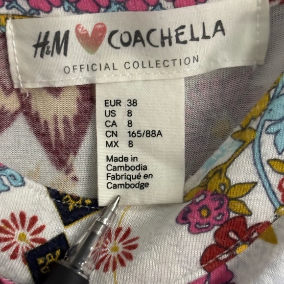 H&M Coachella Maxi Dress Size 8 - Picture 7 of 8